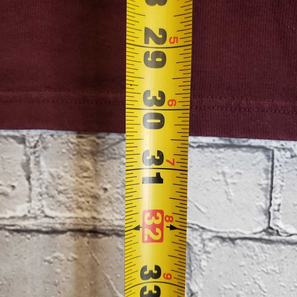 Polo Ralph Lauren Mens Rugby Shirt Maroon Crest Number 3 Long Sleeve Medium - Picture 8 of 9